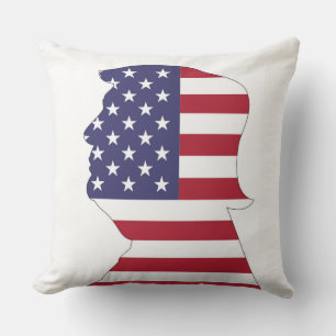 COUSSIN LE PRÉSIDENT DONALD TRUMP AMERICAN FLAG