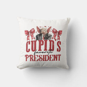 Coussin Le président favori de Cupid, Valentine Trump