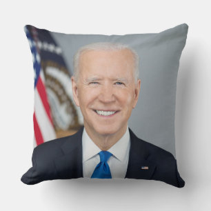 Coussin Le président Joe Biden Portrait de la Maison Blanc