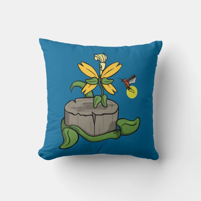 Coussin Le printemps accueille l'oreiller à lancer d'été (Recto)