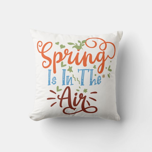Coussin Le Printemps Est Dans L'Air (Recto)