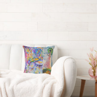 Coussin Le printemps vient vers moi