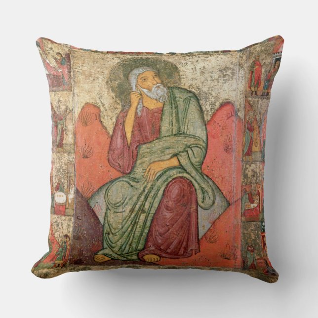 Coussin Le prophète Élijah, école de Pskov (panneau) (Recto)
