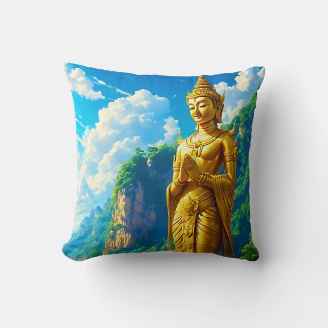 Coussin Le Protecteur Tranquille (Recto)