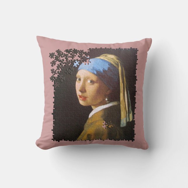 Coussin Le puzzle Pearl Earring (Recto)