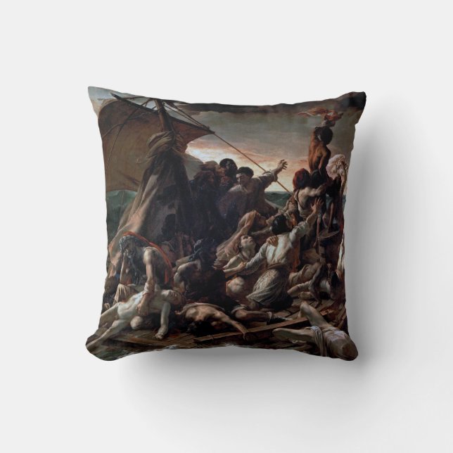 Coussin Le Radeau de la Méduse, Theodore Gericault (Recto)