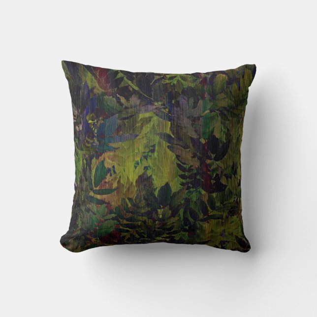 Coussin Le regard de jungle (Recto)