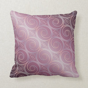 Coussin Le résumé entoure le modèle japonais pourpre