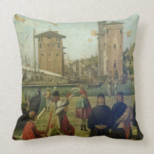 Coussin Le retour des ambassadeurs, de la St Ursula