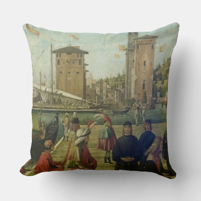 Coussin Le retour des ambassadeurs, de la St Ursula (Recto)