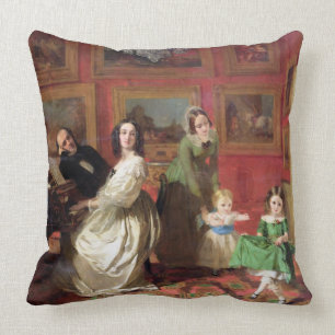 Coussin Le Rev. et la Mme Palmer-Lovell avec leur fille