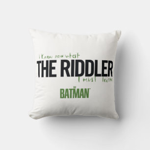 Coussin Le Riddler - Je Sais Ce Que Je Dois Devenir