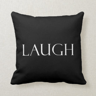 Coussin Le rire cite la citation inspirée de rire