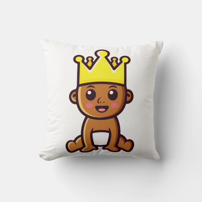 Coussin Le roi bébé (Recto)
