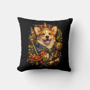 Coussin Le Roi Corgi