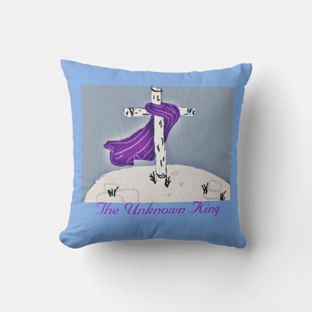 Coussin Le Roi inconnu (Recto)
