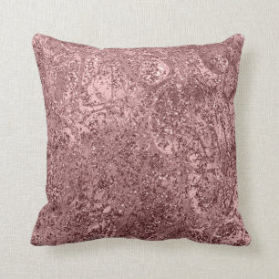 Coussin Le rose d'abrégé sur nature rougissent mauve de