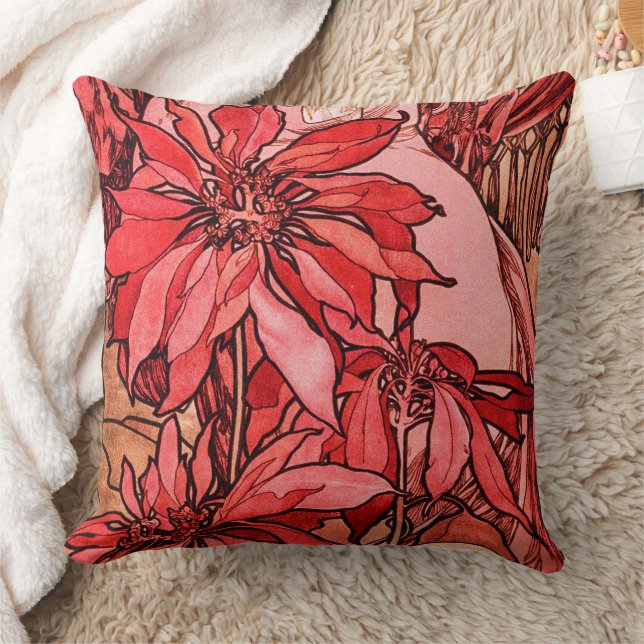 Coussin Le rubis d'Alphonse Mucha (Couverture)