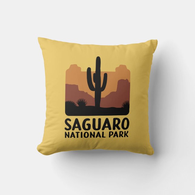 Coussin Le Saguaro Cactus (Recto)