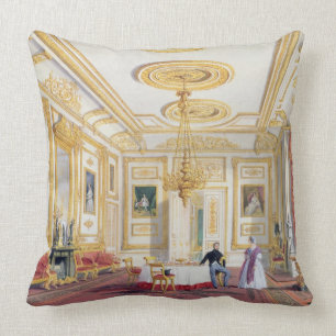 Coussin Le salon blanc au château de Windsor (couleur l