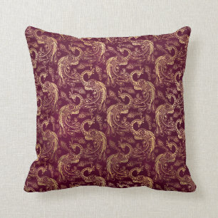 Coussin Le saumon rouge de l'or