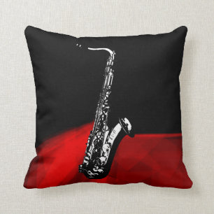 Coussin Le saxophone