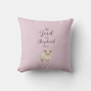 Coussin Le Seigneur Whimsical est Mon Pasteur Psaume 23:1