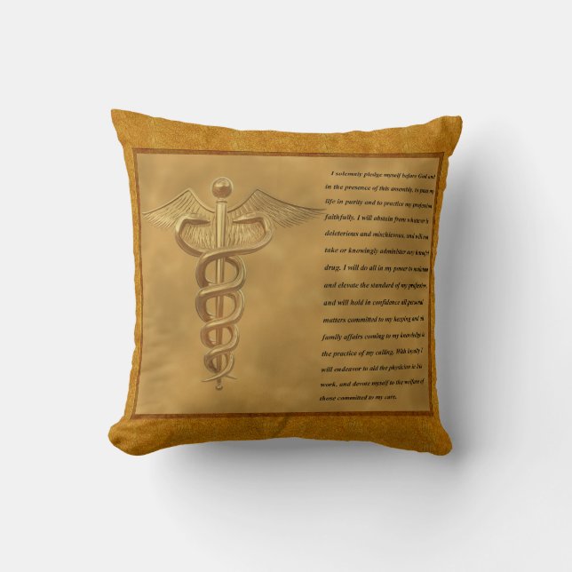 Coussin Le Serment de Florence Nightingale (Recto)