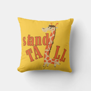 Coussin Le socle de girafe est grand