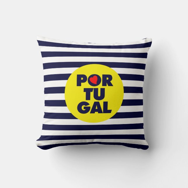 Coussin Le soleil portugais (Recto)