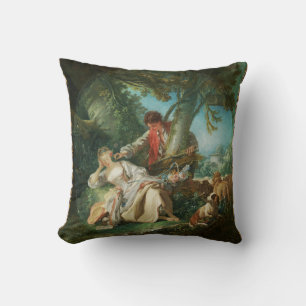 Coussin Le sommeil interrompu par François Boucher