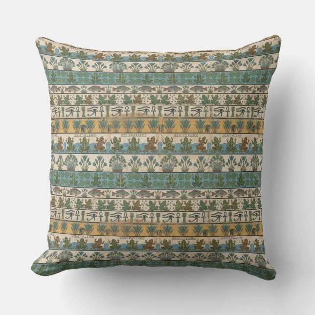 Coussin Le Souffle de la Boue : Grenouille d'abondance Heq (Recto)