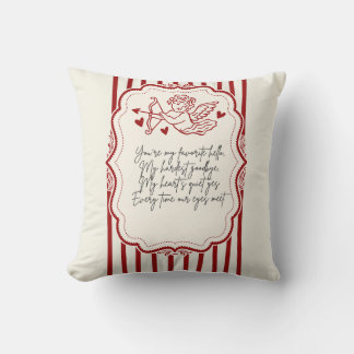 Coussin Le style unique de la Saint-Valentin par Sommer Ha