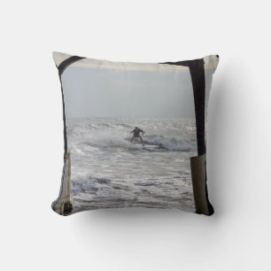 Coussin Le surf de cacao