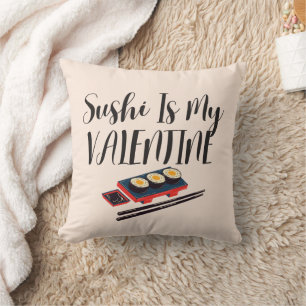 Coussin Le Sushi Est Ma Saint Valentin