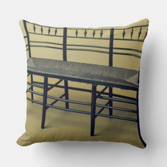 Coussin Le Sussex précipitation-a assis la chaise (bois et (Recto)