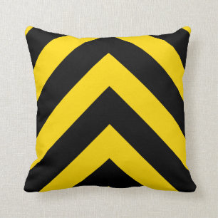 Coussin Le trafic audacieux de route gaffent des chevrons