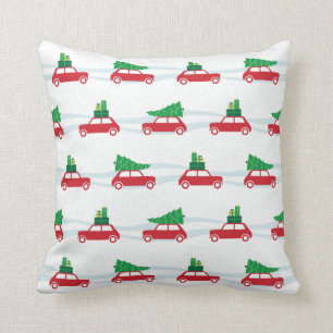 Coussin Le trafic de Noël de Mini Cooper