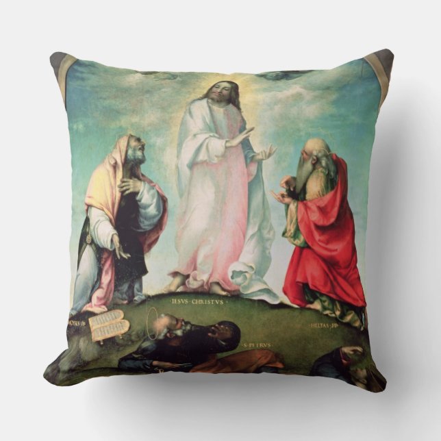Coussin Le Transfiguration du Christ, c.1510-12 (huile sur (Recto)