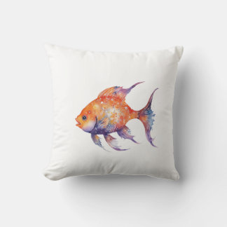 Coussin Le Très Inquiet Poisson Rouge Petit