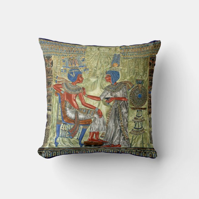 Coussin Le trône de Tutankhamon (Recto)