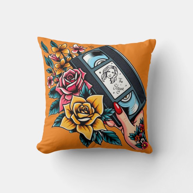 Coussin Le tueur - VhS (Recto)