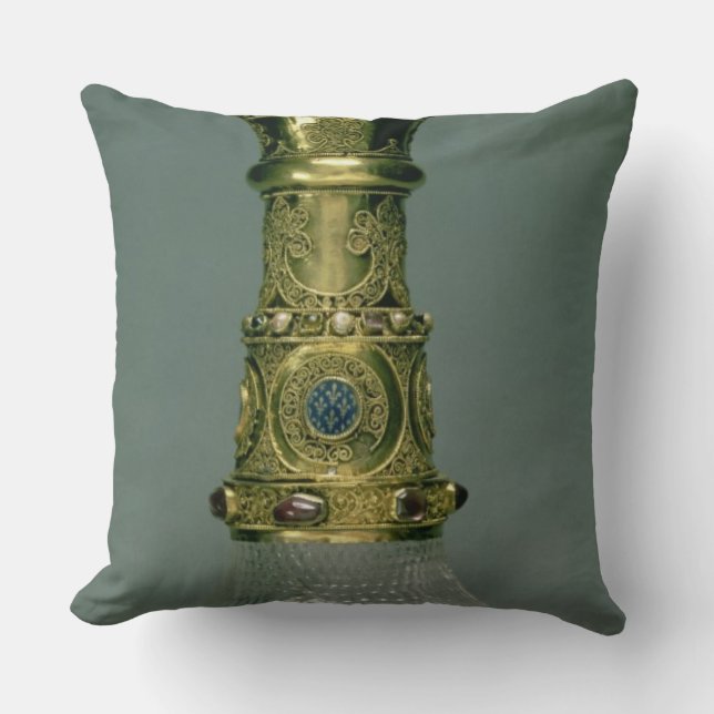 Coussin Le vase d'Alienor, du trésor de Saint-De (Recto)
