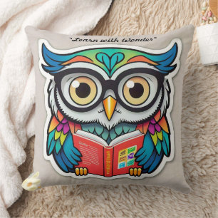 Coussin "Le Ver de Terre Sage"