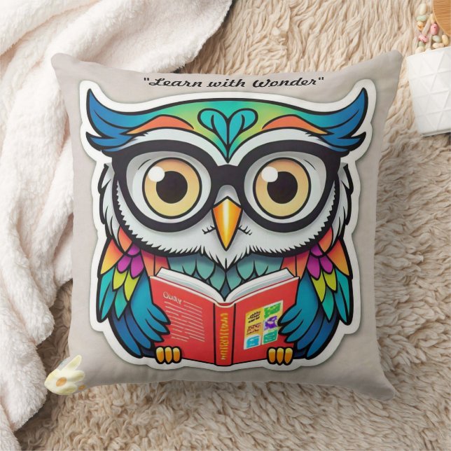 Coussin "Le Ver de Terre Sage" (Couverture)