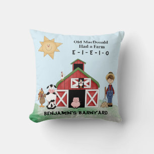 Coussin Le Vieux McDonald Avait Une Ferme