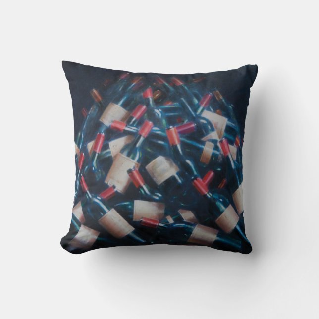 Coussin Le vin a goûté 2012 (Recto)
