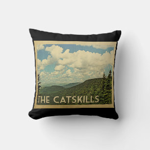 Coussin Le Vintage voyage de Catskills New York