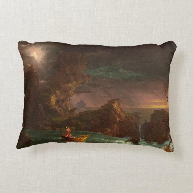 Coussin Le Voyage de la Vie, Manhood, Thomas Cole (Dos)
