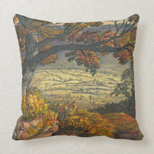 Coussin Le Weald de Kent, c.1827-28 (la semaine et gouache